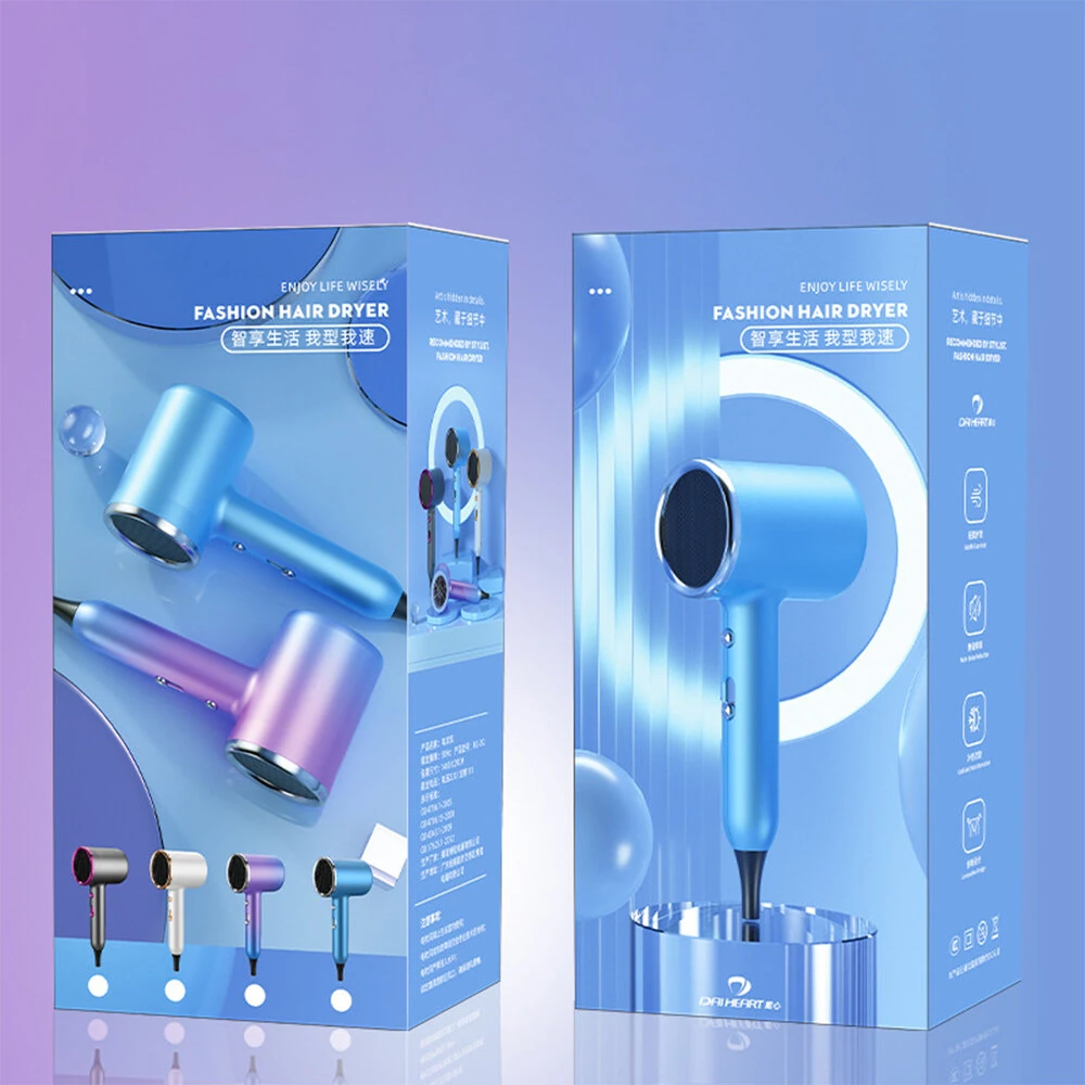 (image for) 1800W Hair Dryer With 3 Heat & Speed Settings Compact Lightweight Design Negative Ion Technology Fast Hair Dry